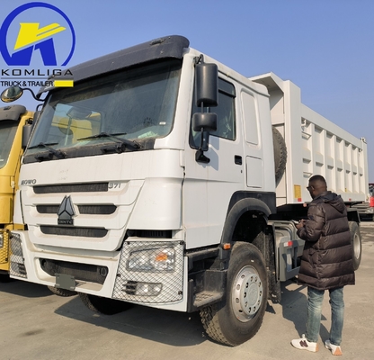 Certificado GCC Sinotruk usado HOWO 6X4 10 rodas 371HP 380HP 400HP 30ton Dump Truck