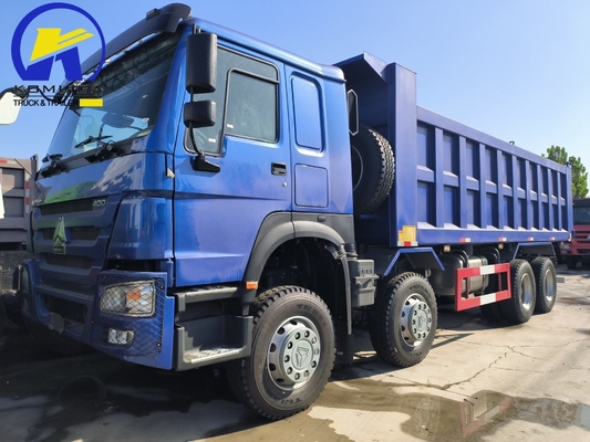 Utilizado HOWO Dump Truck 8X4 12 rodas 371HP 380HP 400HP Estilo de elevação frontal Bom estado