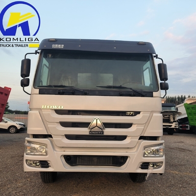 Utilizado HOWO Dump Truck 8X4 12 rodas 371HP 380HP 400HP Estilo de elevação frontal Bom estado