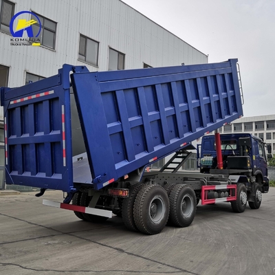 Utilizado HOWO Dump Truck 8X4 12 rodas 371HP 380HP 400HP Estilo de elevação frontal Bom estado