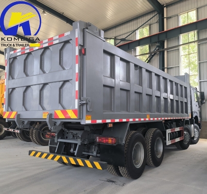 Sinotruk HOWO caminhão 8X4 12 rodas 371HP 380HP 400HP 430HP 50 toneladas Usado e camião de descarga