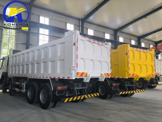 Sinotruk HOWO caminhão 8X4 12 rodas 371HP 380HP 400HP 430HP 50 toneladas Usado e camião de descarga