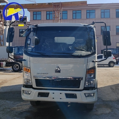 Desenho de pneus radiais 2024 Sinotruk HOWO 4X2 Mini Dump Truck com cabine de uma cama e A / C