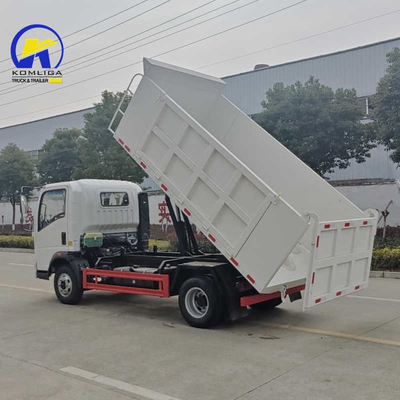 Desenho de pneus radiais 2024 Sinotruk HOWO 4X2 Mini Dump Truck com cabine de uma cama e A / C