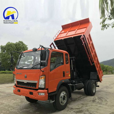 4x2 Sinotruk HOWO Mini Dump Truck com dimensão de balde de 20cbm