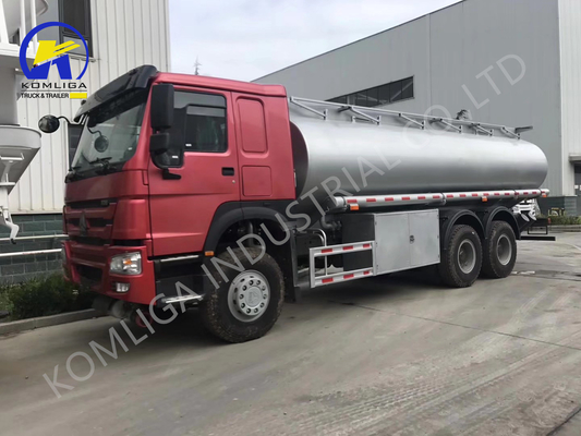 Manual 6X4 20cbm 25cbm 20000/25000 Litros Sinotruck HOWO Shacman camião de tanque de combustível diesel