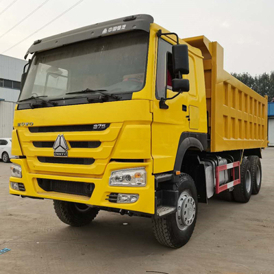 375 HP Usado HOWO Sinotruk camião de descarga em bom estado 6X4 assentos ≤5 Euro 2