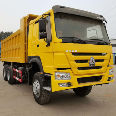 375 HP Usado HOWO Sinotruk camião de descarga em bom estado 6X4 assentos ≤5 Euro 2