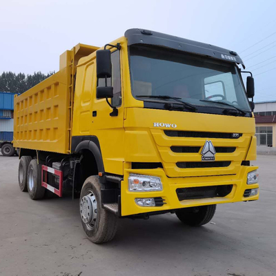 375 HP Usado HOWO Sinotruk camião de descarga em bom estado 6X4 assentos ≤5 Euro 2