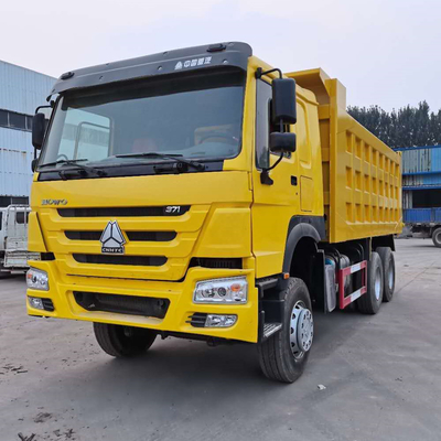 375 HP Usado HOWO Sinotruk camião de descarga em bom estado 6X4 assentos ≤5 Euro 2