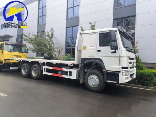 Sinotruk 6X4 Veículo de transporte de 400 cv Caixa de carga Caminhão de descarga com eixo dianteiro de 2,4 toneladas