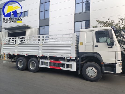 Sinotruk 6X4 Veículo de transporte de 400 cv Caixa de carga Caminhão de descarga com eixo dianteiro de 2,4 toneladas