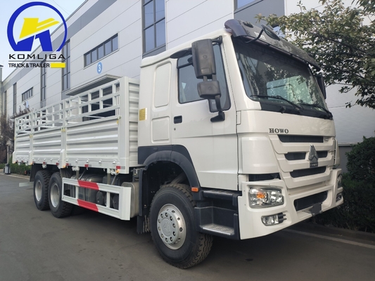 Sinotruk 6X4 Veículo de transporte de 400 cv Caixa de carga Caminhão de descarga com eixo dianteiro de 2,4 toneladas