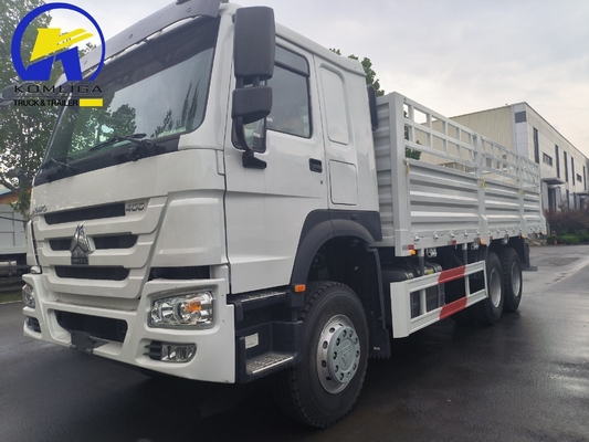 Sinotruk 6X4 Veículo de transporte de 400 cv Caixa de carga Caminhão de descarga com eixo dianteiro de 2,4 toneladas