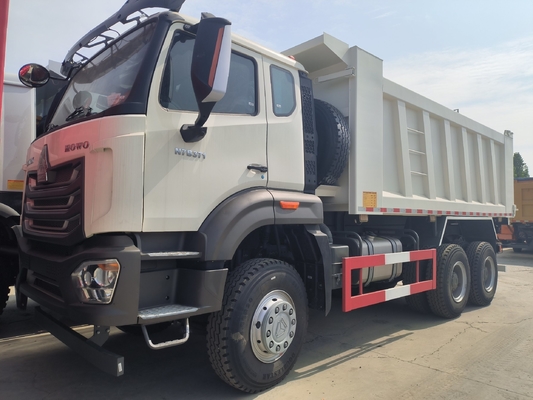 Estilo de elevação frontal HOWO 10 Pneus 20cbm 6X4 Dumptruck com transmissão manual