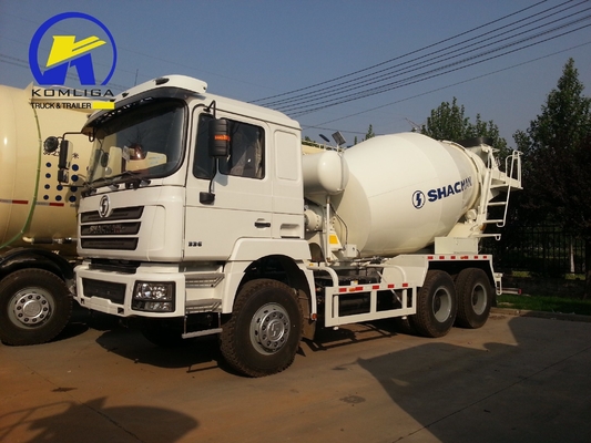 Shacman F2000 6X4 336HP 10 rodas de personalização misturador de concreto usado em massa cimento tanque caminhão