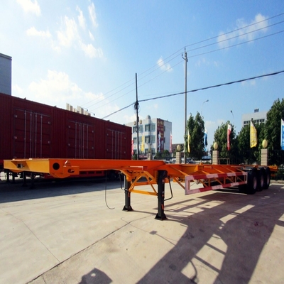 Reboque de carga leve de 40 pés para contêineres de transporte marítimo com base de rodas de 7000-8000 mm