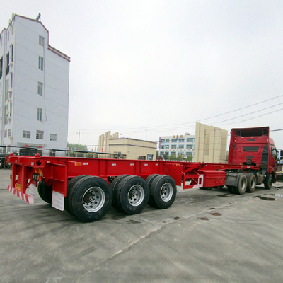 3 eixos 40t 40FT Container Skeleton Trailer para transporte de contêineres pesados