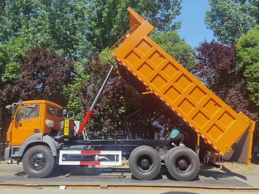 6X4 10 Rodas Beiben Dump Truck com 31-40t capacidade de carga e opções personalizáveis