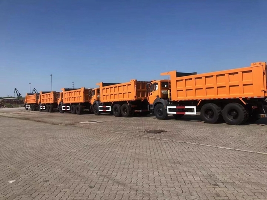 6X4 10 Rodas Beiben Dump Truck com 31-40t capacidade de carga e opções personalizáveis