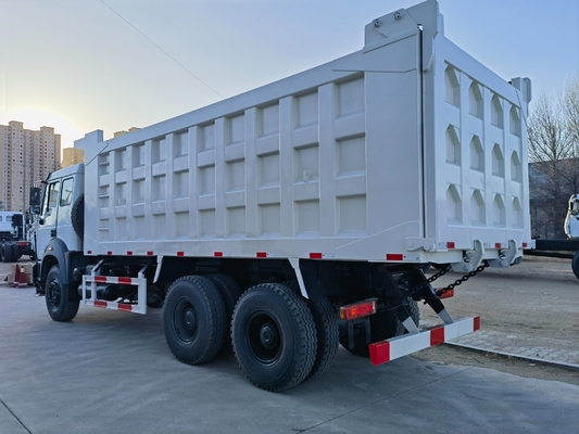 10 rodas 6X4 Beiben Dump Tipper Truck com transmissão manual e emissão Euroii