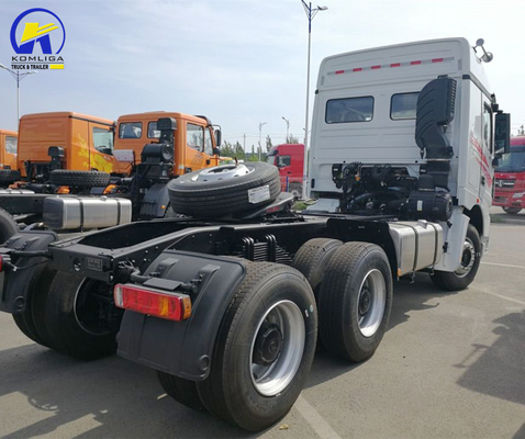 6X4 Drive Wheel North Benz Tractor Head Truck com tanque de combustível de liga de alumínio de 400L