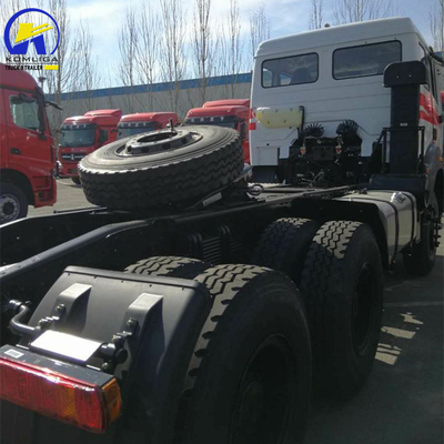 6X4 Drive Wheel North Benz Tractor Head Truck com tanque de combustível de liga de alumínio de 400L