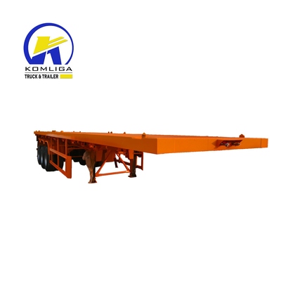Semi-reboque para transporte de contentores com capacidade de carga de 30 a 100 t