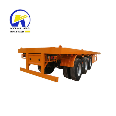 Semi-reboque para transporte de contentores com capacidade de carga de 30 a 100 t