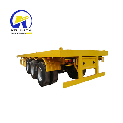 Semi-remolque de transporte de contentores de 40 pés com Jost 2.0 ou 3.5 polegadas King Pin