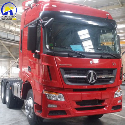 Caminhão-trator Beiben de 10 rodas, cabeça de reboque com cabina longa Ng80b e monoplaca