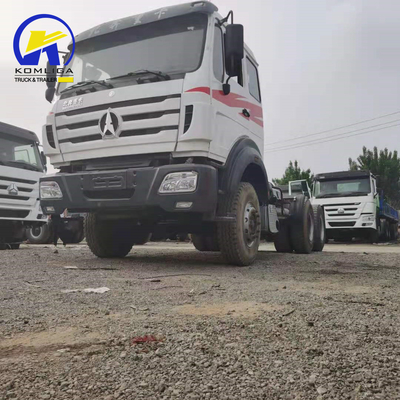 Cisterna de combustível de liga de alumínio de 400L North Benz 6X4 Tractor Head Tractor Truck para Design