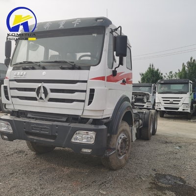 Beiben 6X4 380HP 10 Rodas Trator de 30 a 40 toneladas/Cape de reboque com cabine longa Ng80b