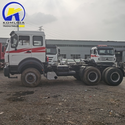 Beiben 6X4 380HP 10 Rodas Trator de 30 a 40 toneladas/Cape de reboque com cabine longa Ng80b