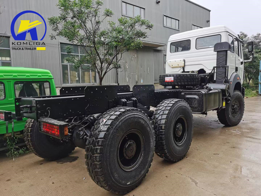 Cisterna de combustível de liga de alumínio de 400L Beiben 6X4 420HP Chassi de caminhão de carga