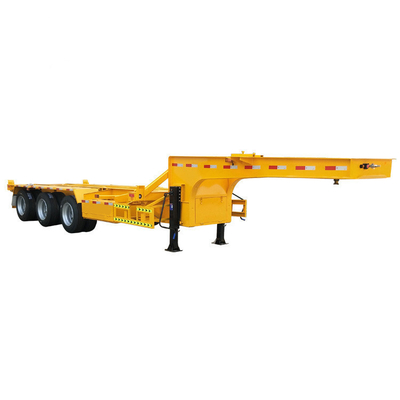 2 eixos 3 eixos Container Skeleton 20FT 40ft Chassis Semi trailer com 500 1 distância entre eixos
