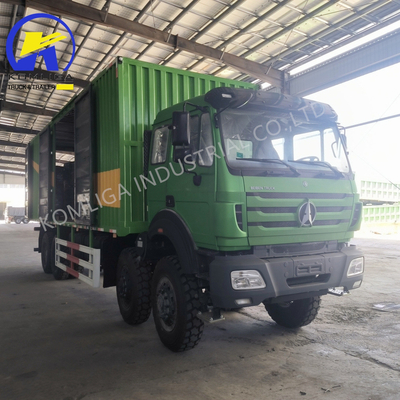 Benz Beiben 8X8 camião de carga para aplicações pesadas 8500*2500*3400mm Assentos ≤5