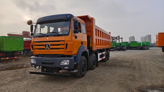 90 Monodireção Quinta Roda Beiben Tipper Truck para África Wp12.420e32 Motor usado