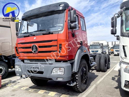 North Beiben Mercedes 2024 6X4 Chassis de caminhão de carga com transmissão manual para o Congo