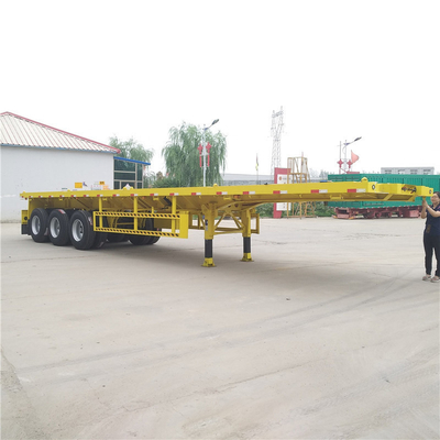 Reboque de contêineres de 12 rodas 20FT 40FT com válvula Wabco e eixo de 13t/16t a preços acessíveis