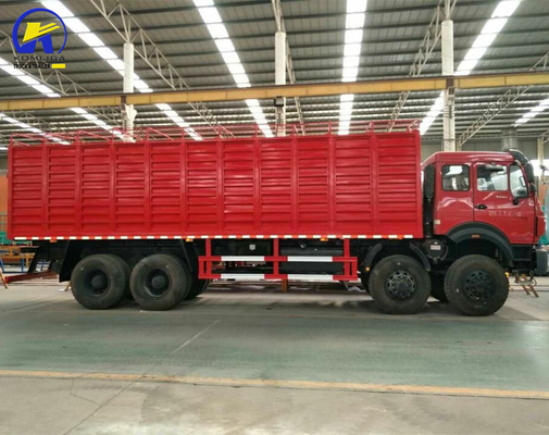 North Benz 8X8 Beiben 8X4 Cargo Truck com personalização e sistema de direção Zf8098