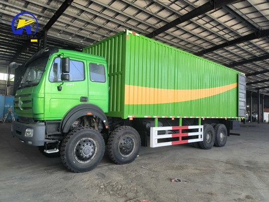 Beiben Benz 8X8 diesel caminhão de carga pesado com cabine estendida 300L tanque de combustível