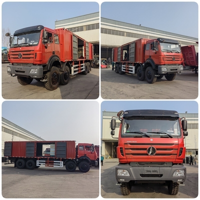 Caminhão Beiben usado 6X4 8X4 8X8 10 rodas 12 rodas Cargo Triciclo Van estilo caixa Cargo