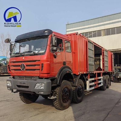 Caminhão Beiben usado 6X4 8X4 8X8 10 rodas 12 rodas Cargo Triciclo Van estilo caixa Cargo