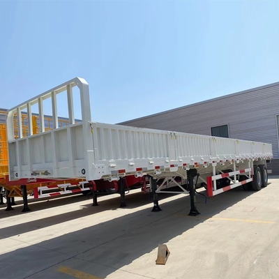 Pequeno reboque de carga útil de parede lateral de 40 toneladas com eixo de 13 t/16 t e fecho de contêiner