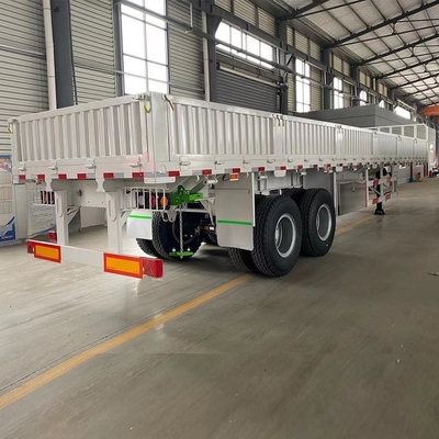 Pequeno reboque de carga útil de parede lateral de 40 toneladas com eixo de 13 t/16 t e fecho de contêiner
