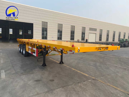 Sinotruk HOWO Reboque de 3 eixos, reboque de contentores com luz LED e ABS opcional