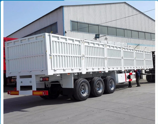 Semi-reboque de 30 toneladas de guarda lateral com aro e design plano de 9.00*22.5/8.00-20/8.5-20