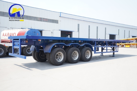 40FT 40 toneladas Esqueleto Chassis Caminhão Container Flatbed Trailer com alta capacidade de carga