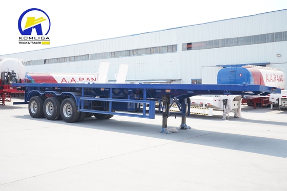 40FT 40 toneladas Esqueleto Chassis Caminhão Container Flatbed Trailer com alta capacidade de carga